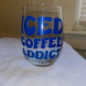 Iced Coffee Addict Customized Cup